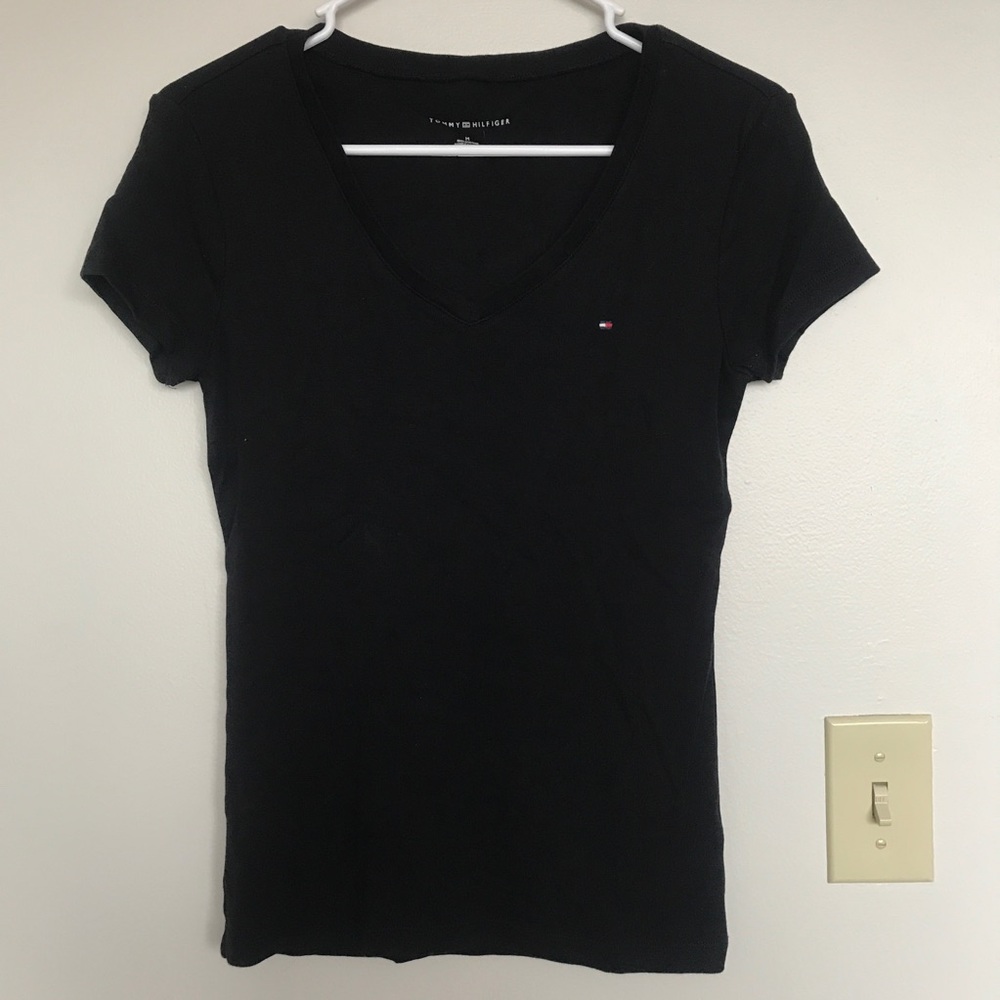 Tommy Hilfiger Black V-Neck